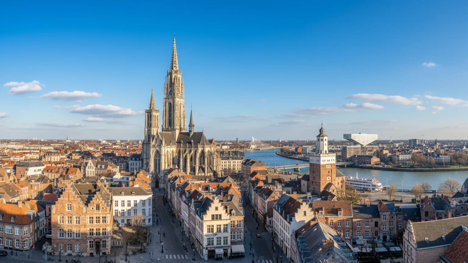 Vue panoramique de Antwerp
