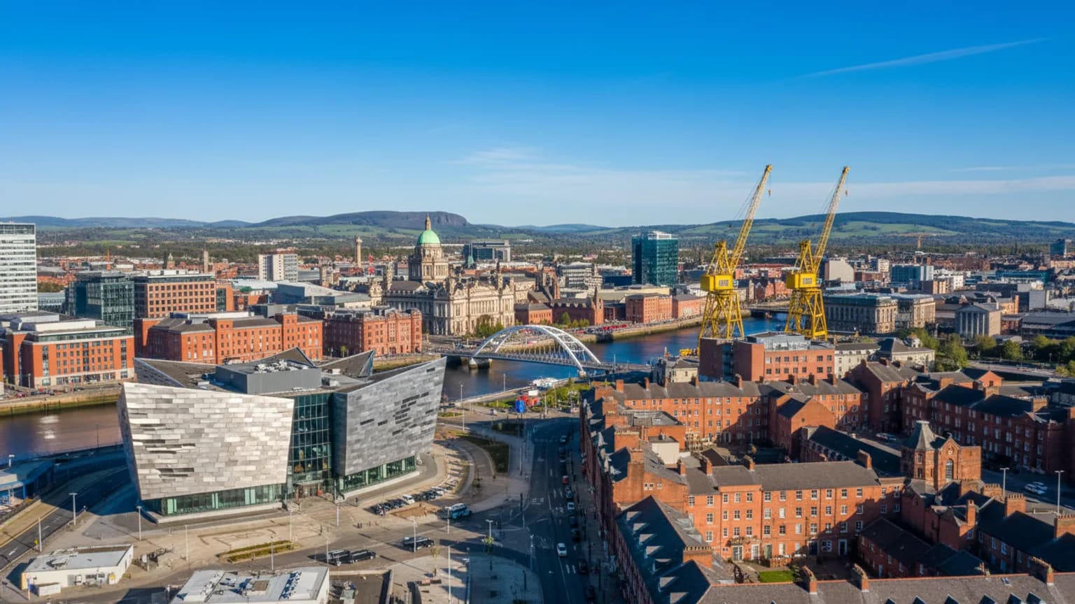 Vue panoramique de Belfast