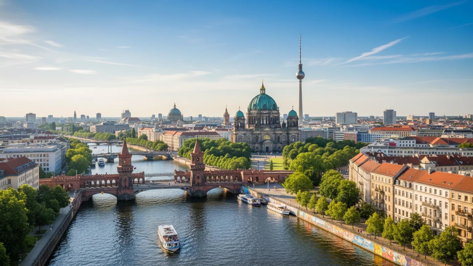 Vue panoramique de Berlin