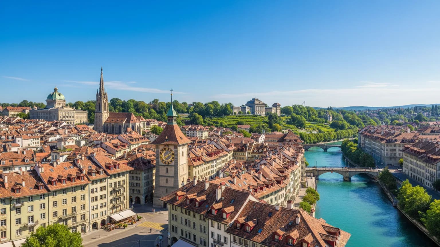 Vue panoramique de Berne