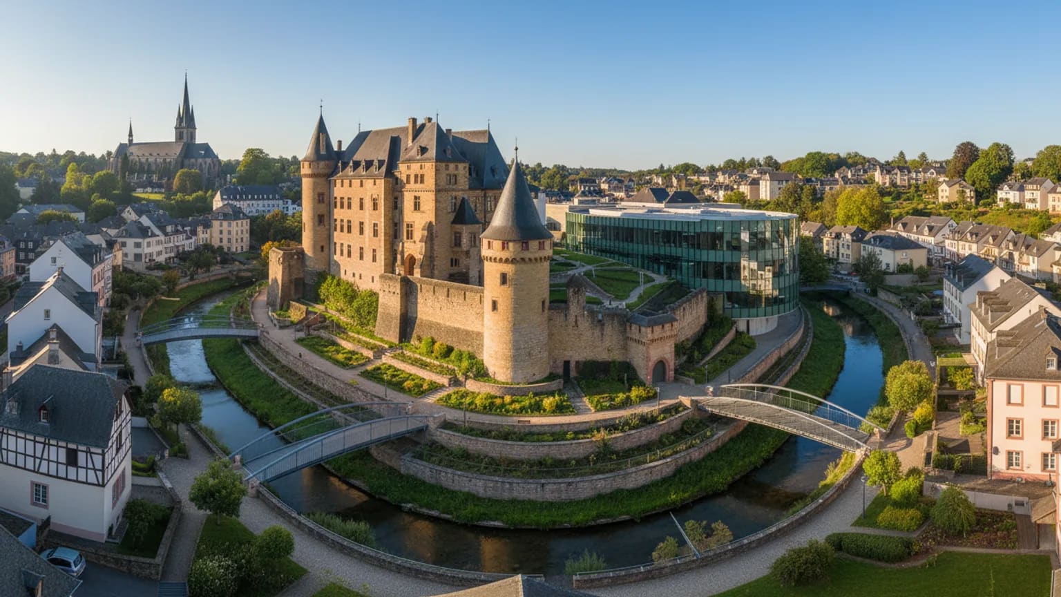 Vue panoramique de Bertrange