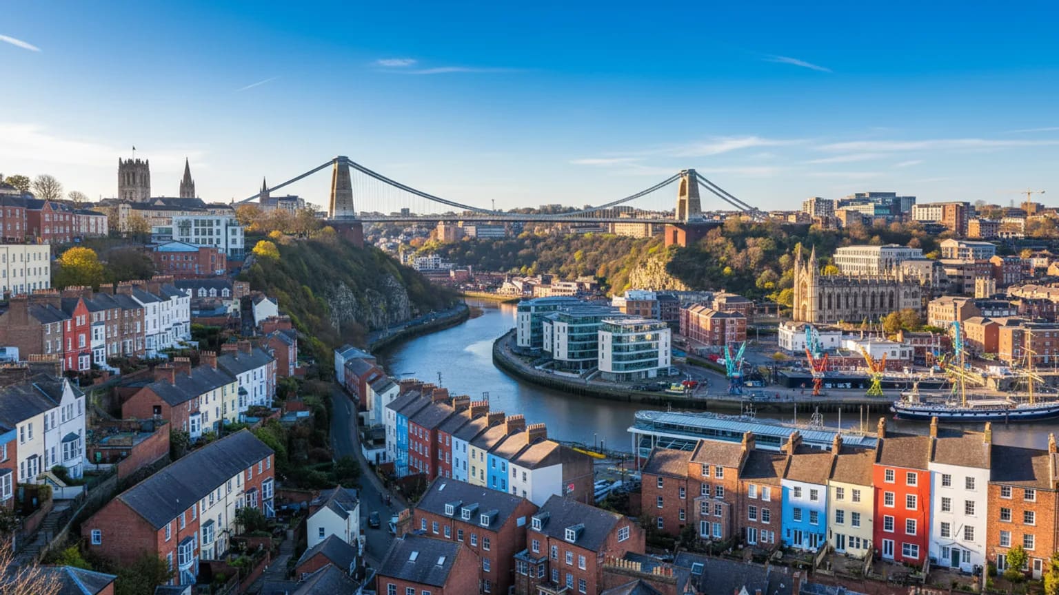 Vue panoramique de Bristol