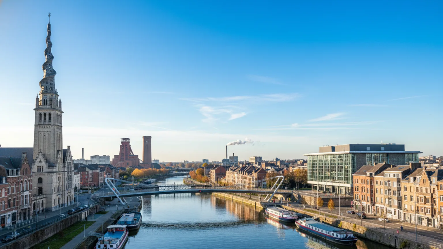 Vue panoramique de Charleroi
