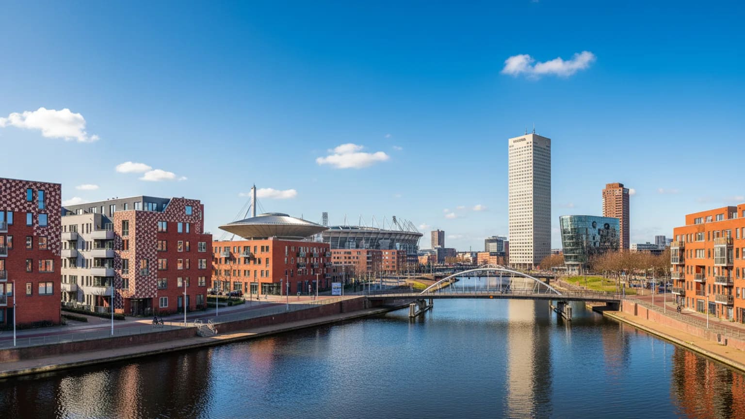 Vue panoramique de Eindhoven