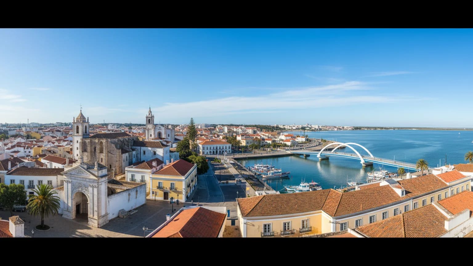 Vue panoramique de Faro