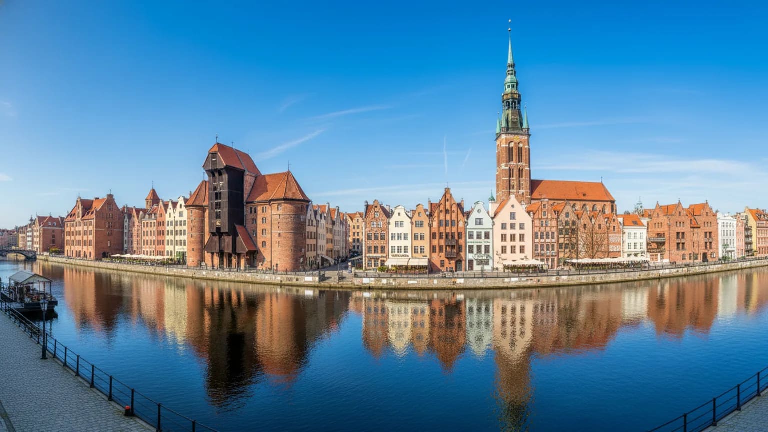 Vue panoramique de Gdansk