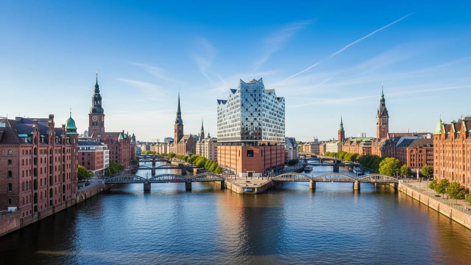Vue panoramique de Hamburg