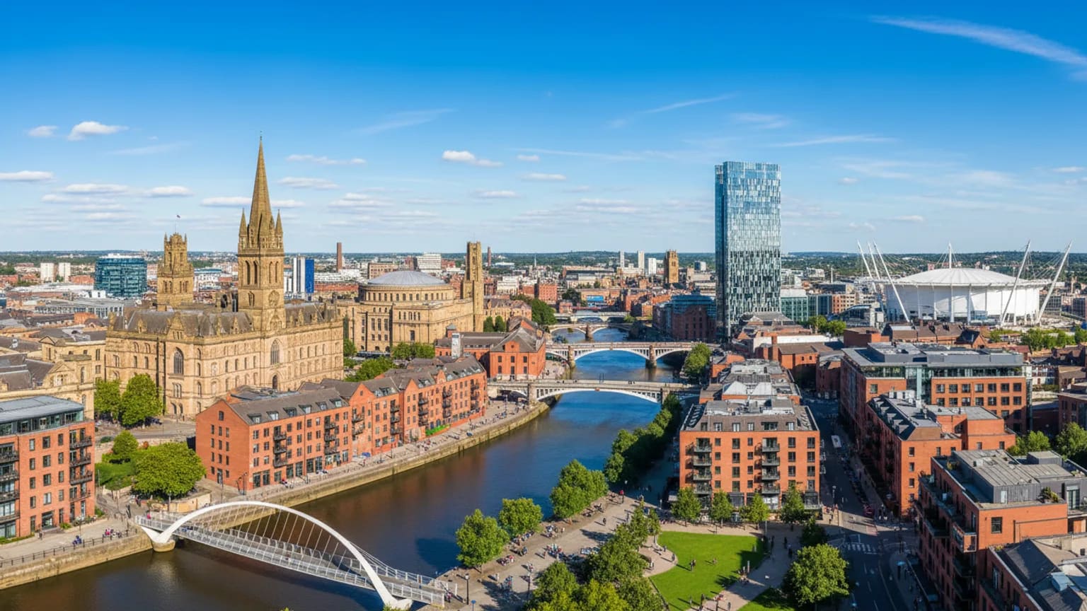 Vue panoramique de Leeds