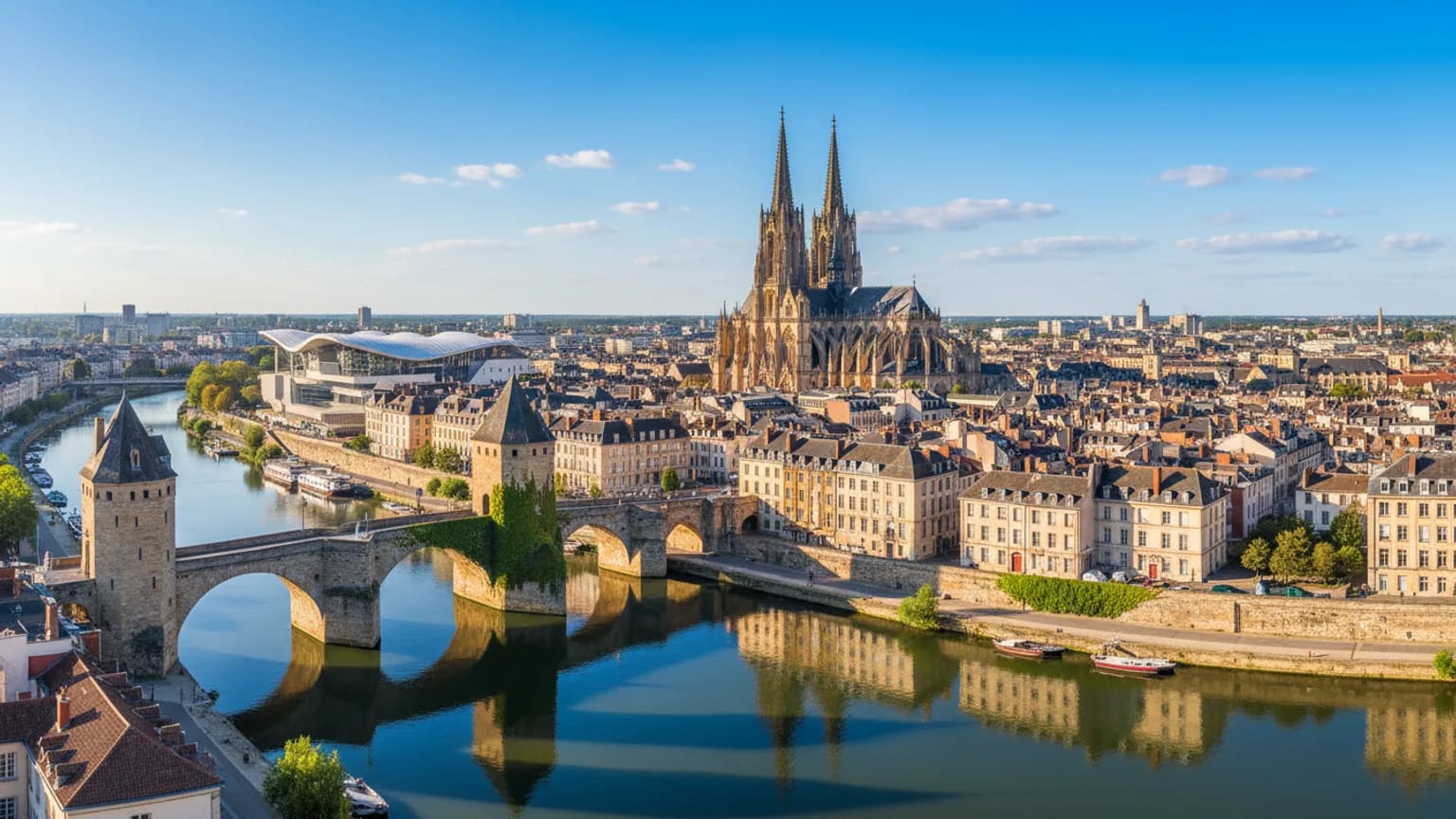 Vue panoramique de Metz