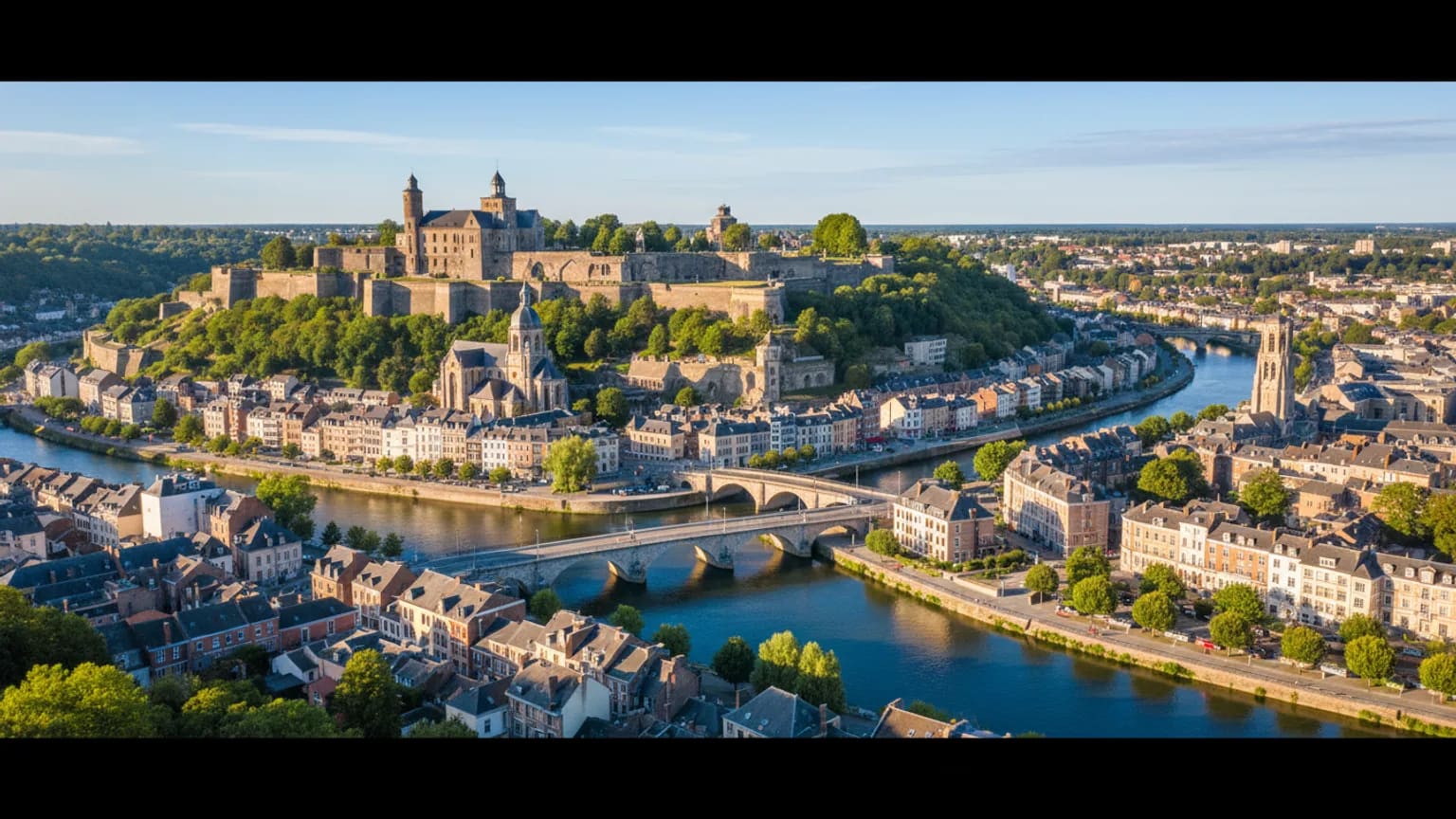 Vue panoramique de Namur