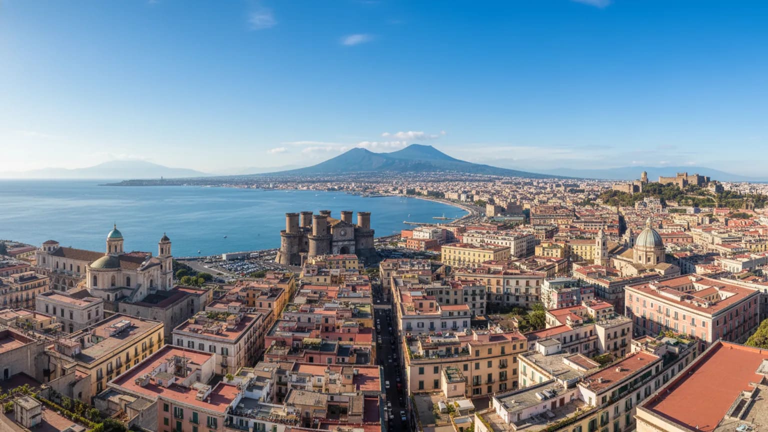 Vue panoramique de Naples