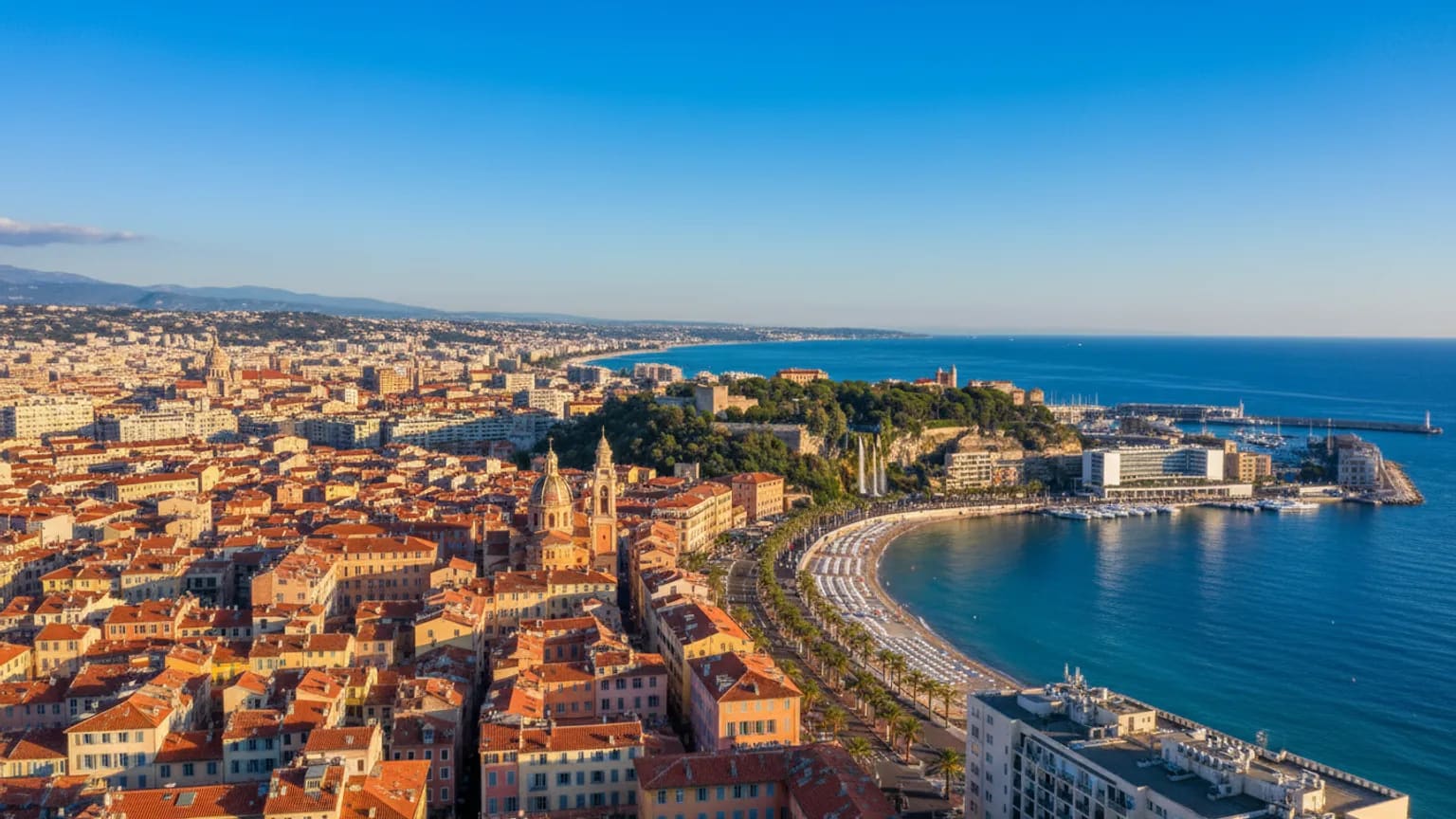 Vue panoramique de Nice