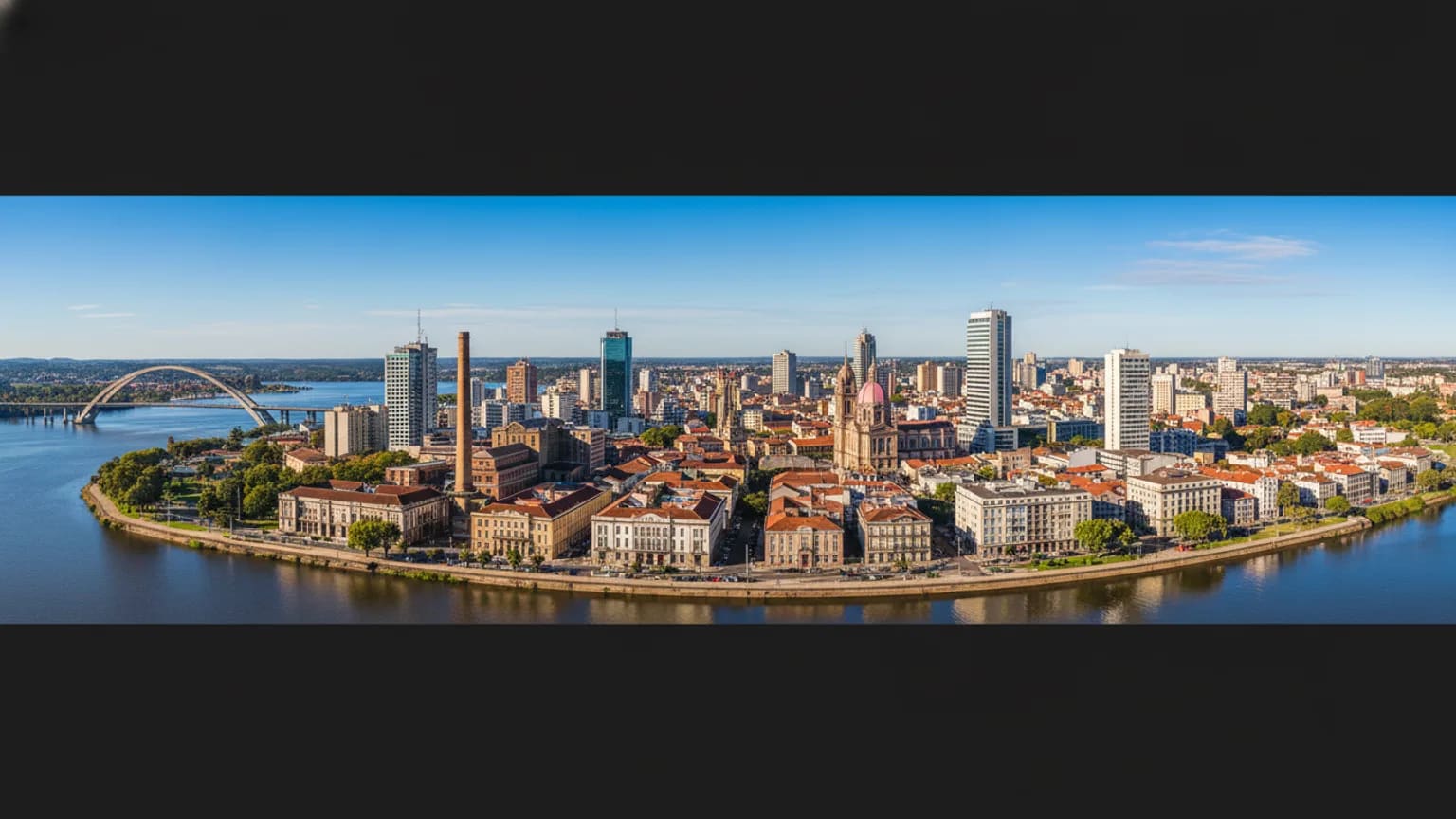 Vue panoramique de Porto Alegre