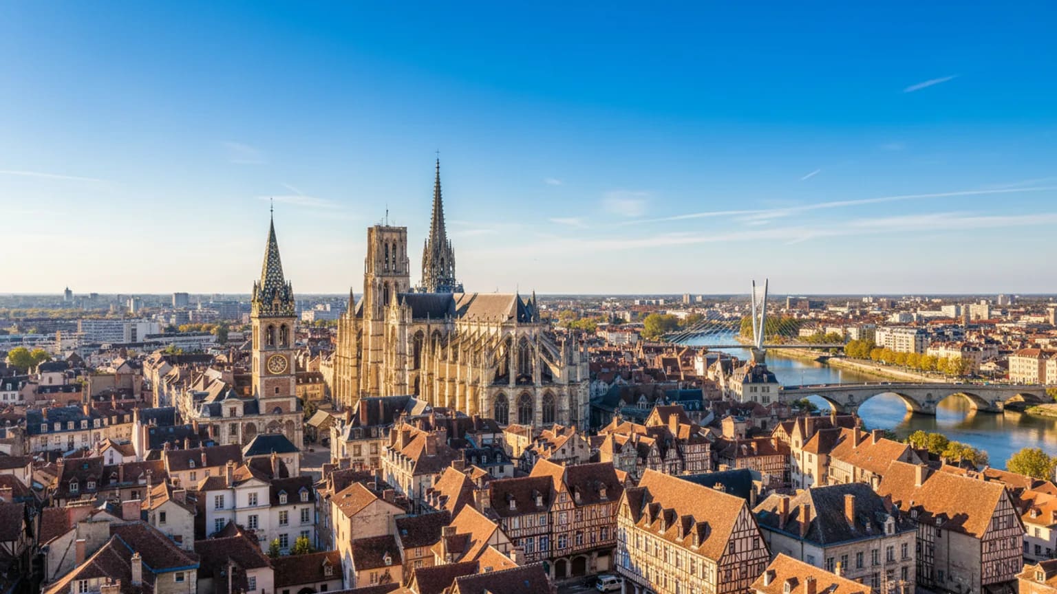 Vue panoramique de Rouen