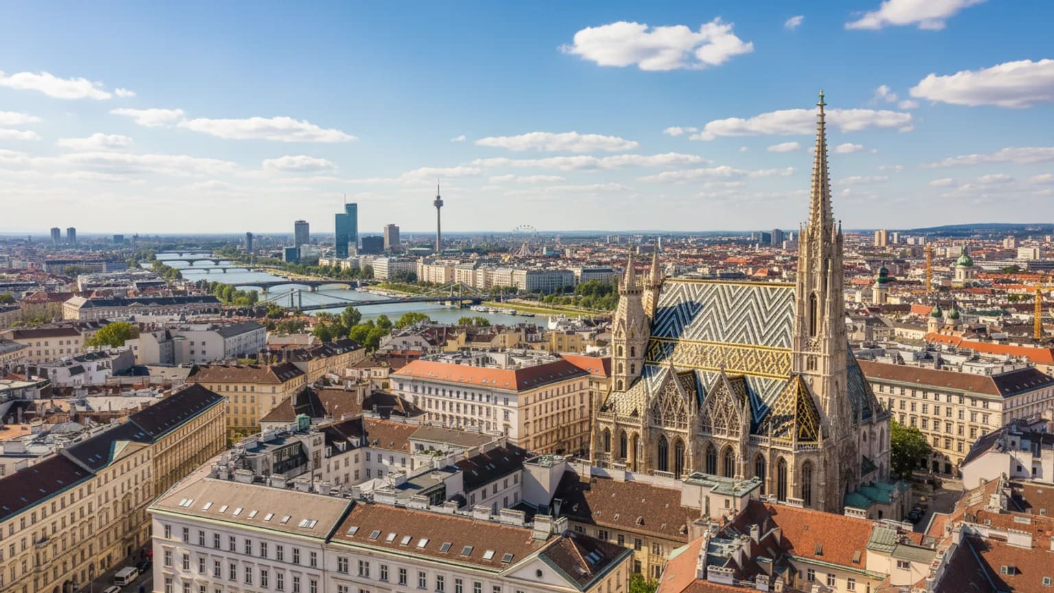 Vue panoramique de Vienna