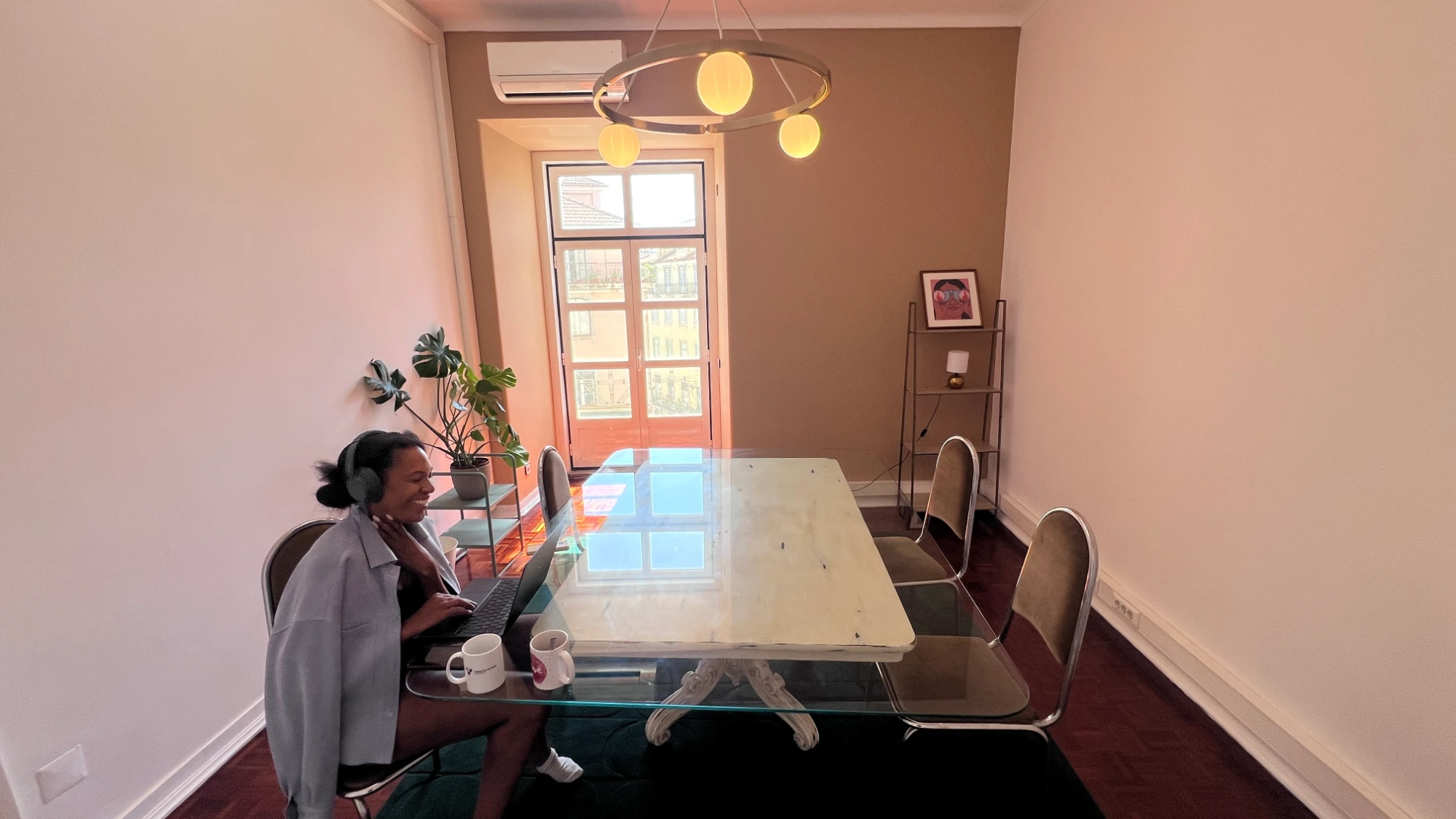 Sunny office with 4 desks — The Clubhouse Cowork Community