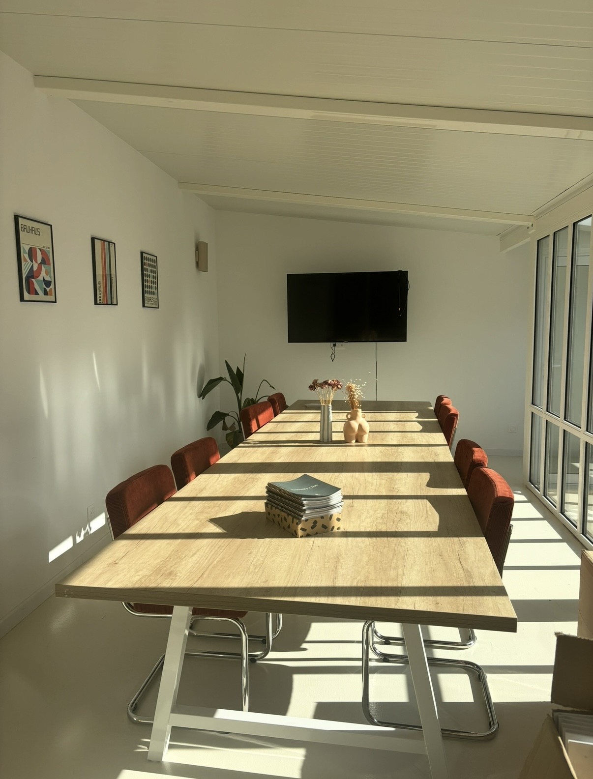 Poste nomade en open space — Bureaux Emancipées