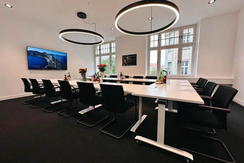 Konferenzraum Welttheater — ABC Workspaces Leipzig - Markt