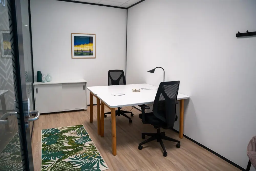 Bureau 1/2 postes - lumière artificielle — Flex-O Sophia Antipolis