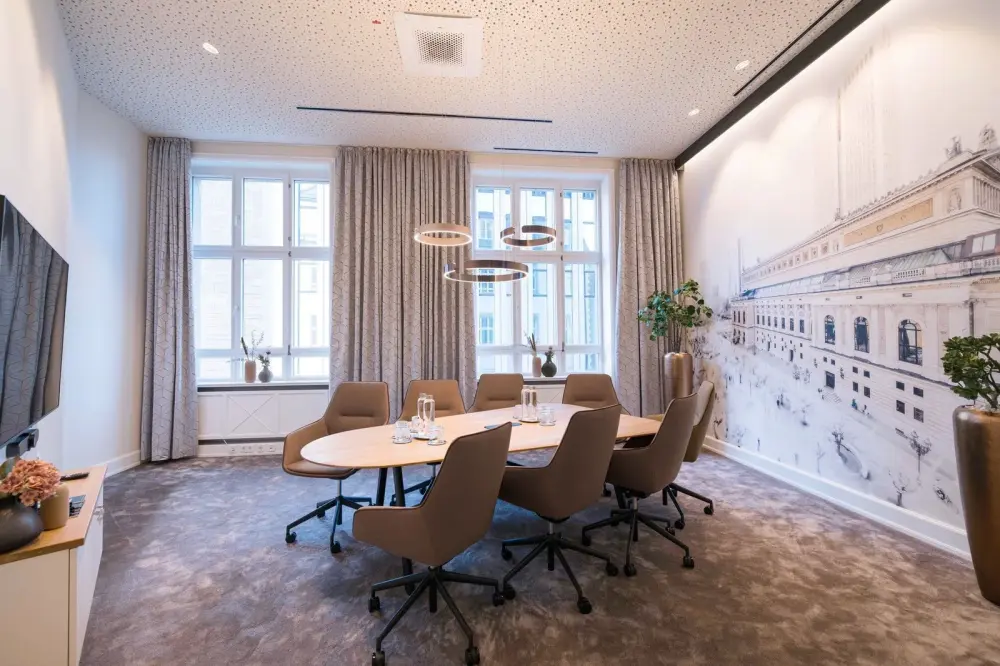 Besprechungsraum "Römerberg" — Satellite Office Frankfurt Villa Sander