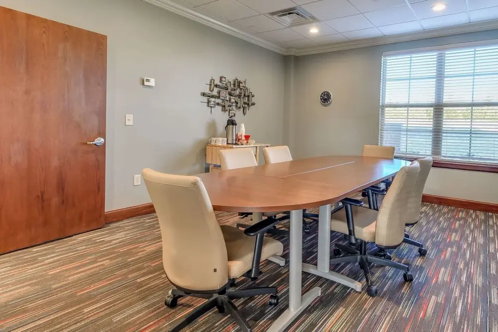Meeting Room Collaboration Room — Essential Offices - Edmond