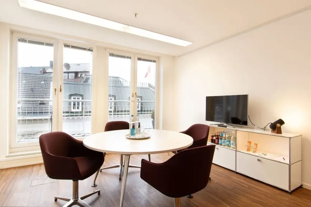 Besprechungsraum Colonnaden — Ecos Work Spaces Hamburg