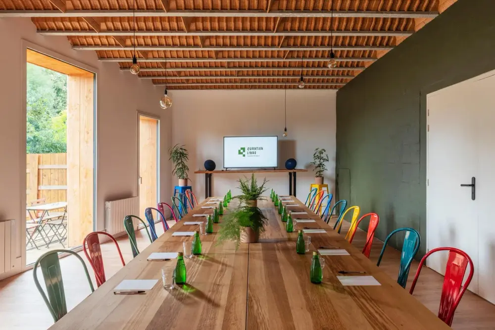 Salle de réunion L'Atelier / Jardin — Quartier Libre Chantenay
