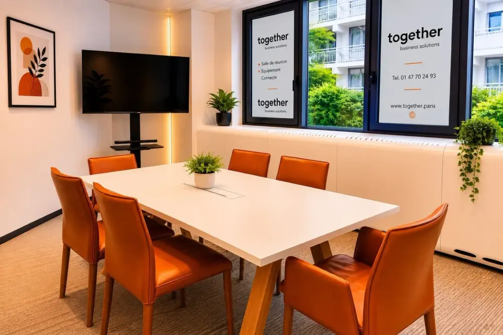 Salle de réunion 1 — Together Coworking Neuilly-sur-Seine
