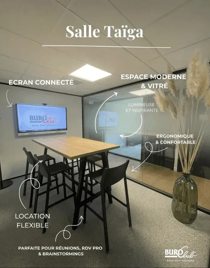 Salle de réunion TAÏGA — Buro Club Strasbourg - Mundolsheim